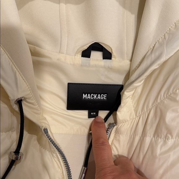 Mackage Jackets & Blazers - Mackage Off-White Hooded Jacket